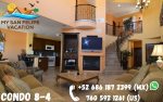 El Dorado Ranch San Felipe Rental villa 8-4  -  TV in living room